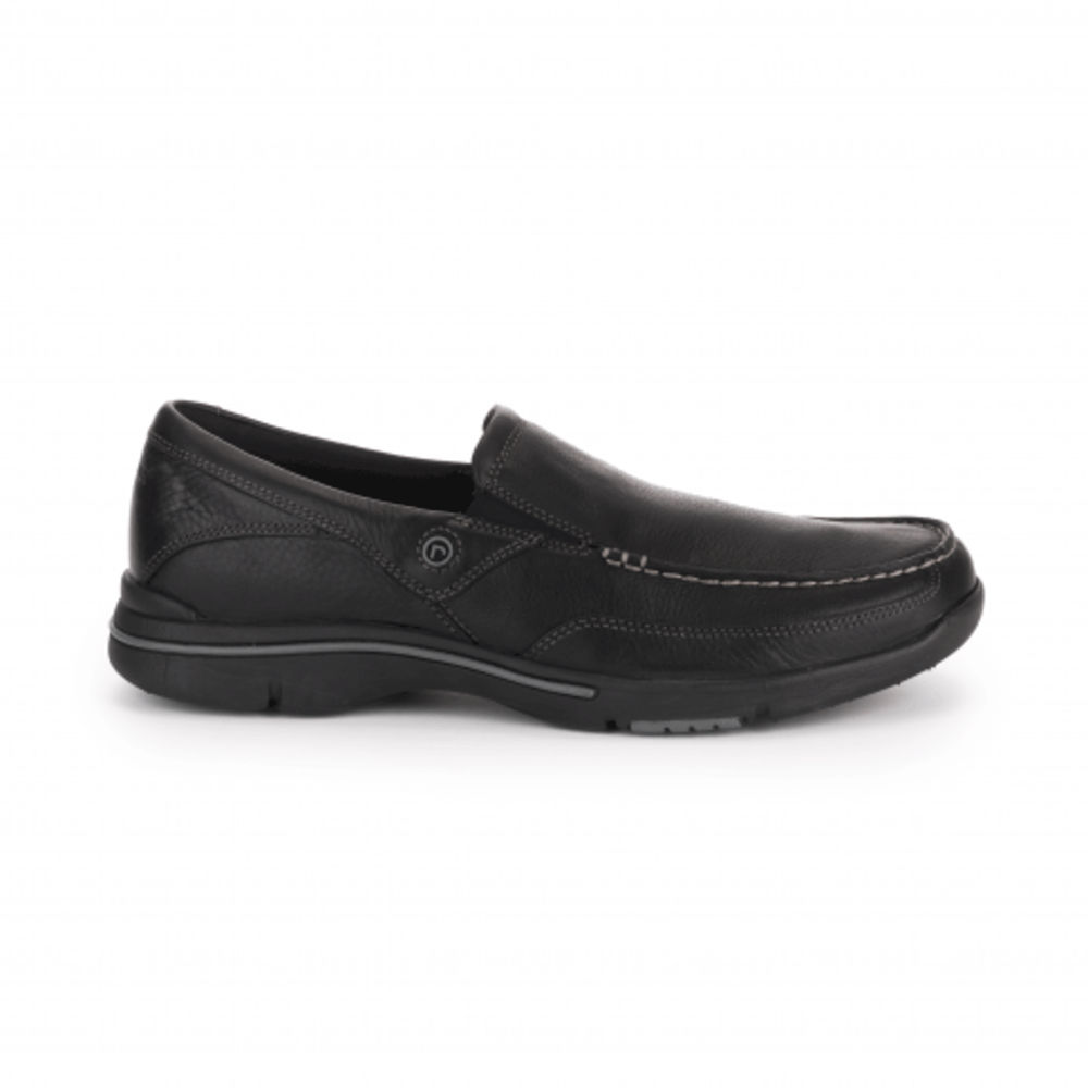 Sapato Vela Rockport Homem Pretas - City Play Eberdon - 51426ANTD